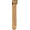 Ekena Millwork Traditional Arts and Crafts Smooth Bracket w/ Offset Brace, Western Red Cedar, 5 1/2"W x 30"D x 34"H BKT0604X30X34TRA03SWR - alternate 2